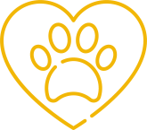 Paw + Heart icon